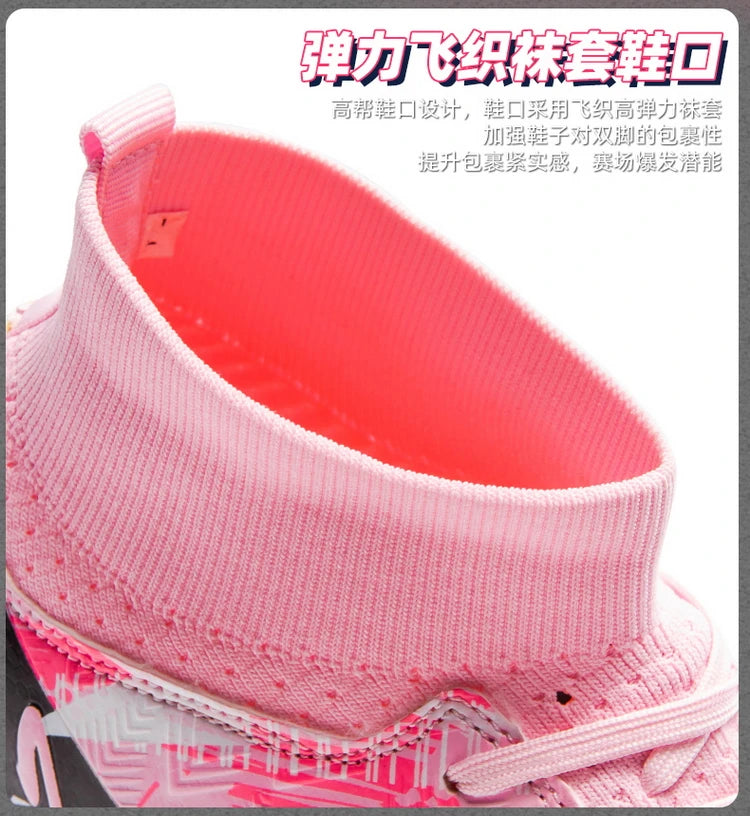 Size 34-46 Men's FG/TF Football Boots Futsal Professional Unisex Kids Soccer Training Outdoor Boys Football Sneakers