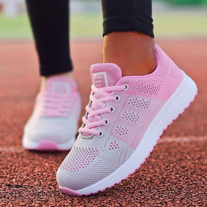 New Arrival Women Flats Footwear Lace-Up Flats Casual Sneakers Women's Soft Zapatos Mujer Plus Size