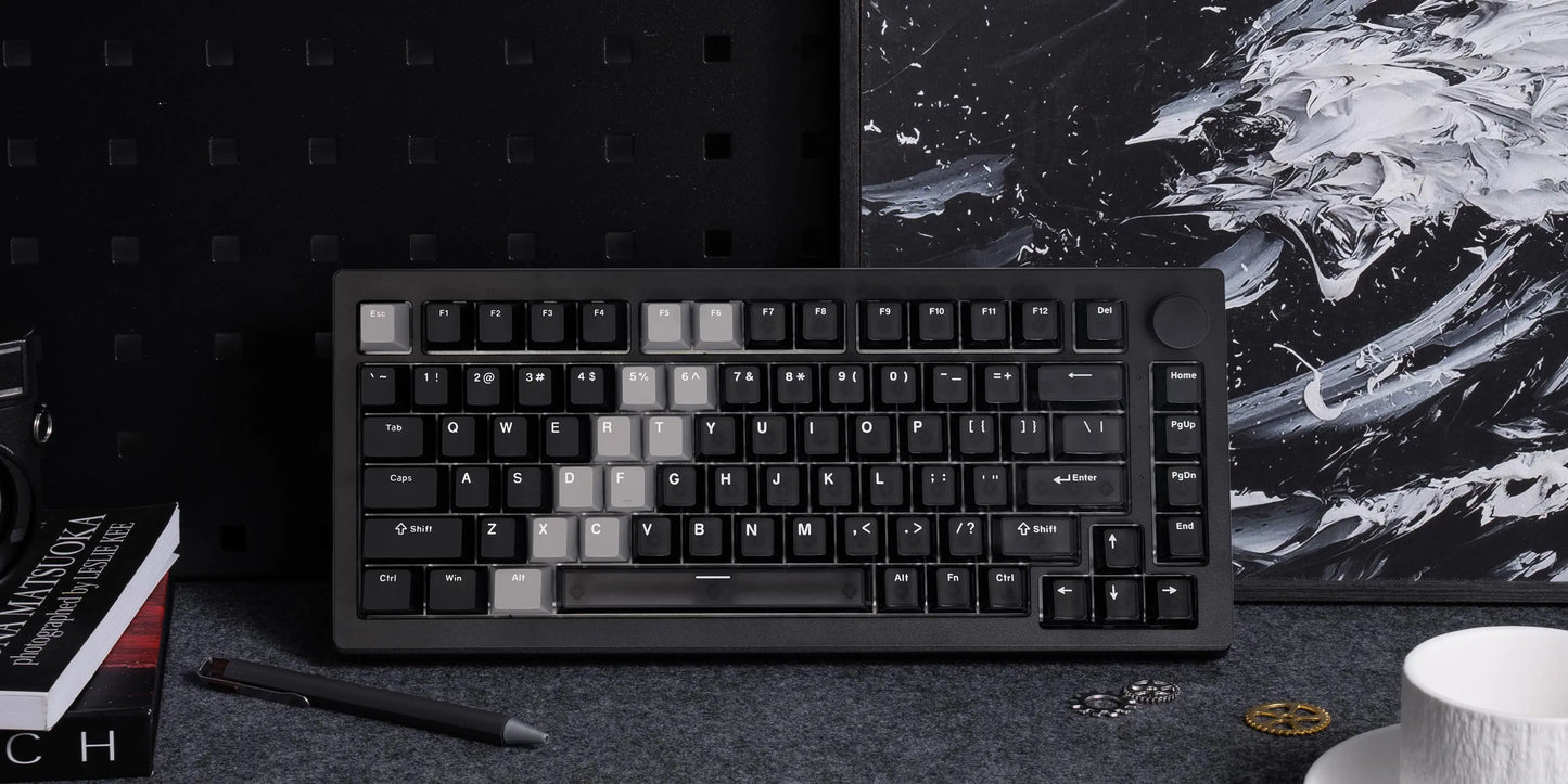Akko 5075 V3 HE Magnetische Tastatur 75% Custom Mechanische Gaming-Tastatur Rapid Trigger 0.005mm 8K Polling-Rate ARGB