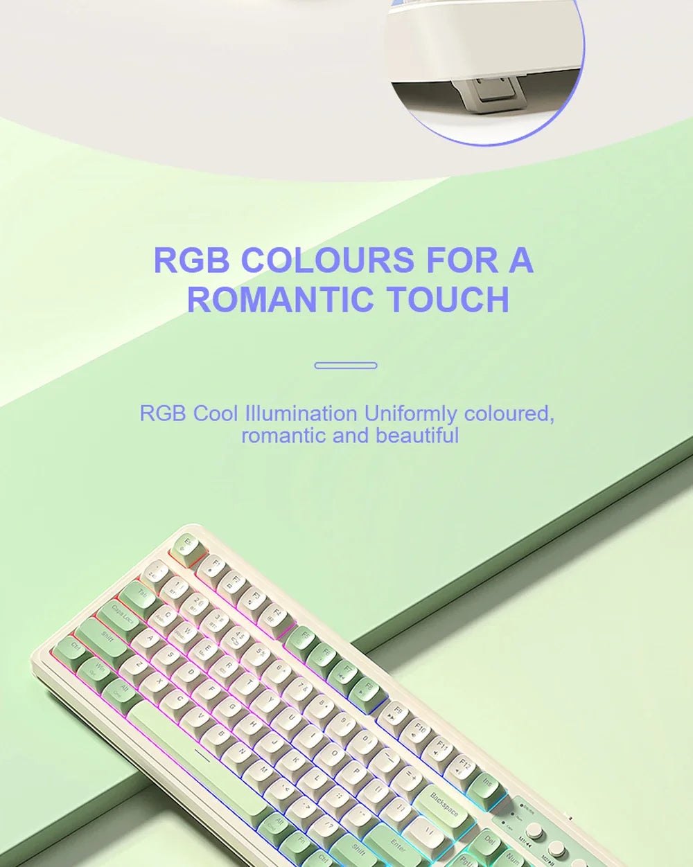 AULA S99 Spider Keyboard Membrane Keyboard Wireless Bluetooth Wired Three Mode RGB Gamer Keyboards Office Typing Mute 99 Keys