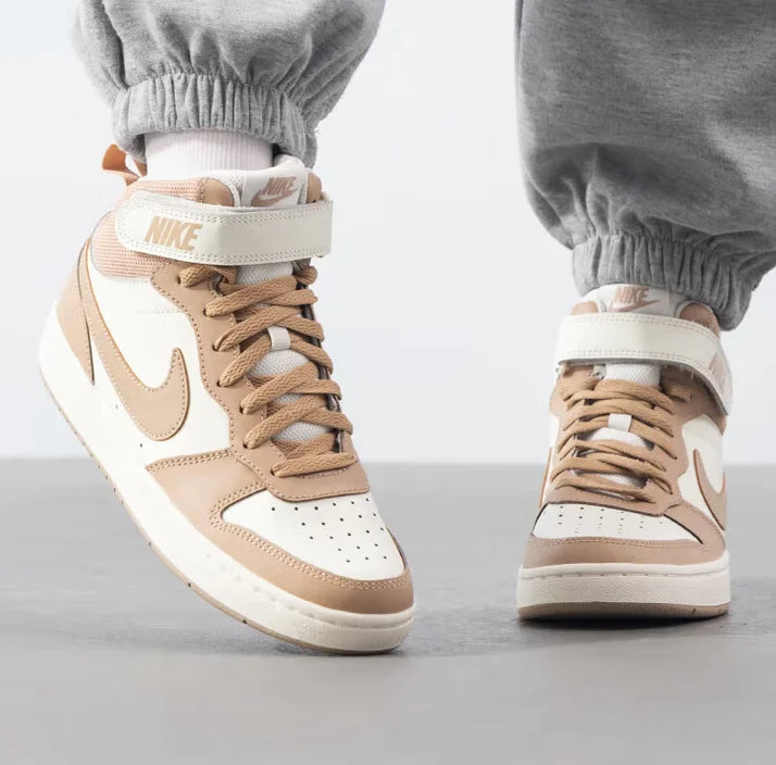 Nike (Nike) Neue leichte, bequeme und vielseitige Damen-Basketballschuhe Court Borough Mid 2 Mid-Top Cd7782-125