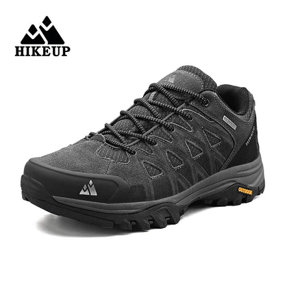 HIKEUP Scarpe outdoor da uomo per escursionismo, sport e tempo libero, scarponcini da trekking in montagna e campeggio, sneaker antiscivolo e resistenti all’usura