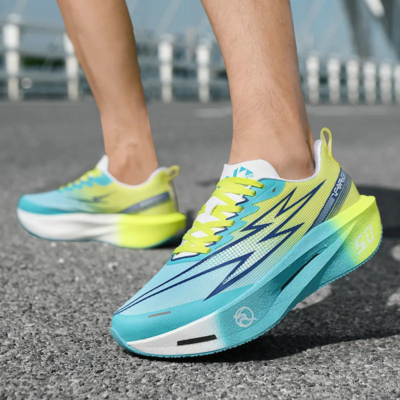5.0 MIX Carbon Plate Laufschuhe für Herren und Damen, Renn- und Marathon-Sneaker mit stabilem Rebound, stoßdämpfend, für das Training