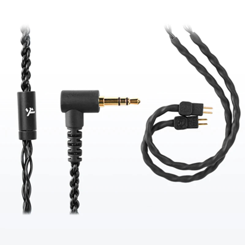 Auscultadores com Fio Híbridos Truthear HEXA 1DD+3BA – Auriculares In-Ear Monitor IEM de Alta Fidelidade com Cabo Banhado a Prata 0.78 2Pin