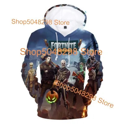 Hoodie-Sweatshirt für Herren, Damen und Kinder – The Nite Victory Kinderbekleidung, Battle Royale Sweatshirt, Oberteile für Jungen und Mädchen, Hero Teen Kleidung