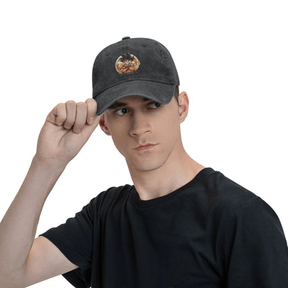 DBZ Little Kakarot Baseball Cap Casual Distressed Cotton Dragon Ball Sun Cap for Men Women Outdoor Adjustable Fit Hats Cap
