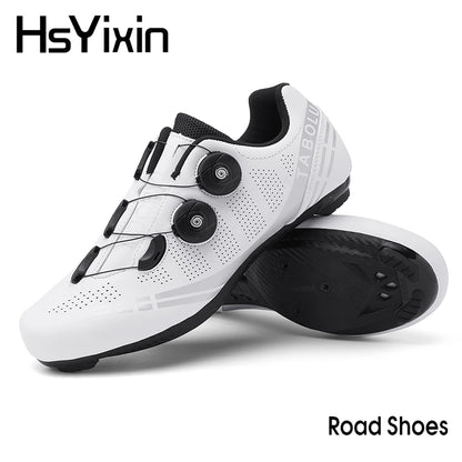 MTB Cycling Shoes Breathable Men’s and Women’s Off-Road Mountain Bike Cycling Shoes Self-Locking Speed Mountain Bike Pedal Shoes