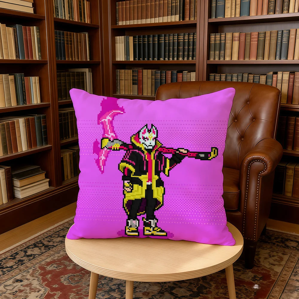 Fortnite Game Cushion Cover Home Office Birthday Anniversary Gifts Soft Skin Friendly Cushion Cover