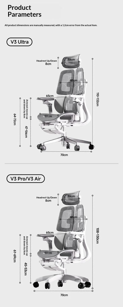 Ergonomischer Office-Mesh-Stuhl, moderner Executive-Computer- und Gaming-Stuhl, drehbar, rollbar und verstellbar