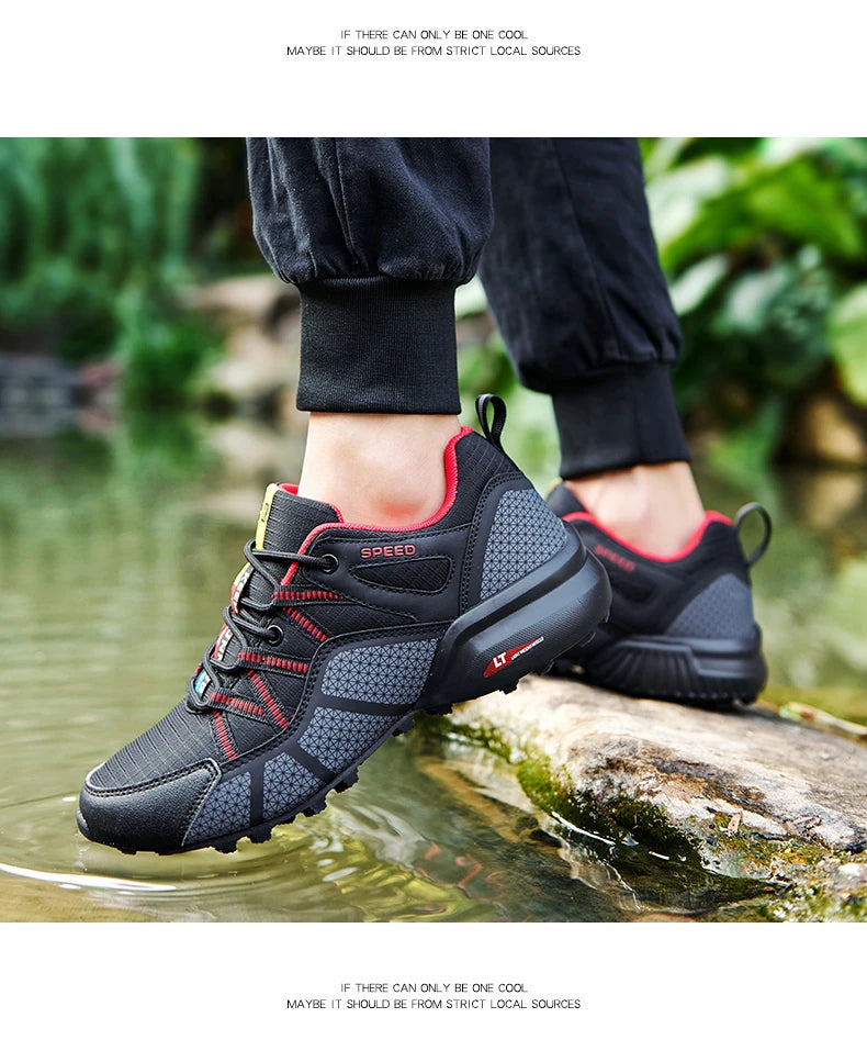2025 Hiking Shoes for Men Non-slip Wear-resistant Comfortable Outdoor Hiking Sports Shoes Outdoor Running Shoes Walking Sports Shoes