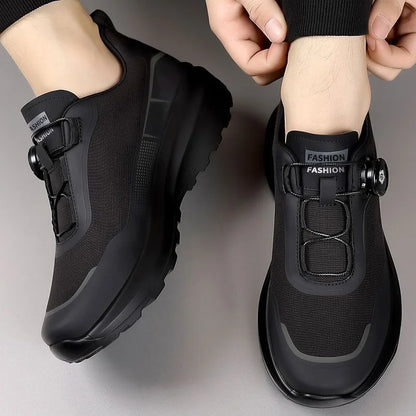 Outdoor Men's Sneakers 2026 New Spring and Summer Thick-Soled Sports Shoes Men's Hiking Daddy Shoes Casual Footwear for Men