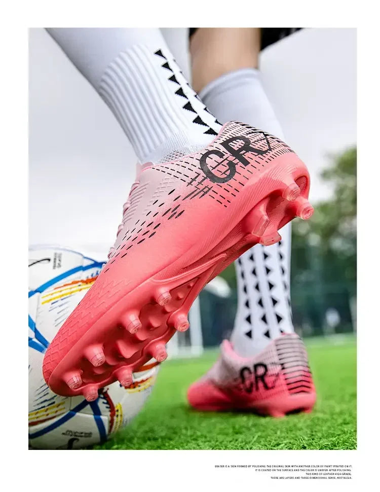Low Cut Football Cleats Adopting Long TF Studs, Wear-resistant And Flexible, Suitable For Outdoor Field Sports