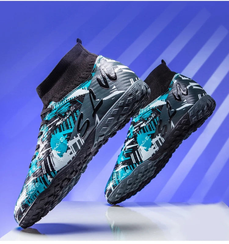 Size 34-46 Men's FG/TF Football Boots Futsal Professional Unisex Kids Soccer Training Outdoor Boys Football Sneakers