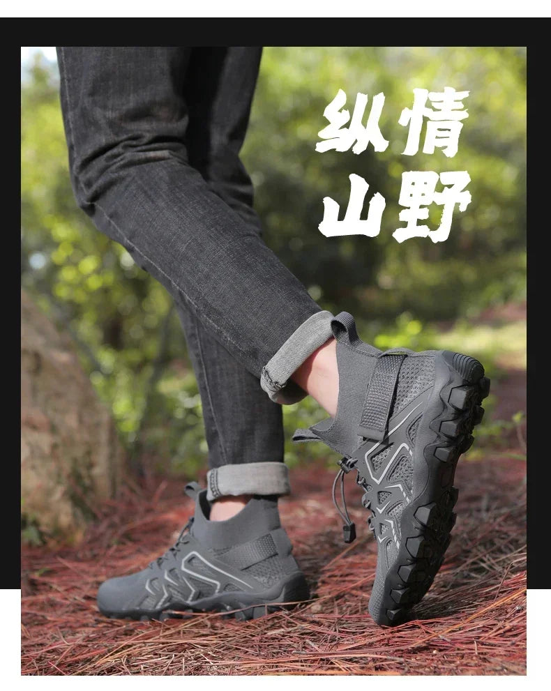 Unisex Breathable Quick-Drying Fishing Water Sport Shoes Summer Upstream Barefoot Aqua Boots Outdoor Non-Slip Women Beach Shoes
