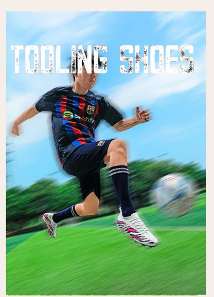 New Men’s Match Unisex Soccer Shoes Outdoor Adult Cleats Ultralight Football Boots Sport Non-Slip Comfortable Grass High-Quality