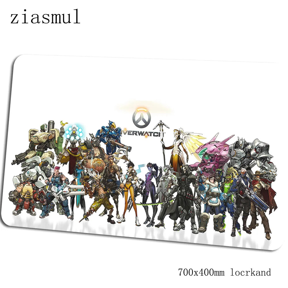 overwatch mouse pad Gorgeous Computer mat 70x40cm gaming mousepad large xl padmouse keyboard games pc gamer desk
