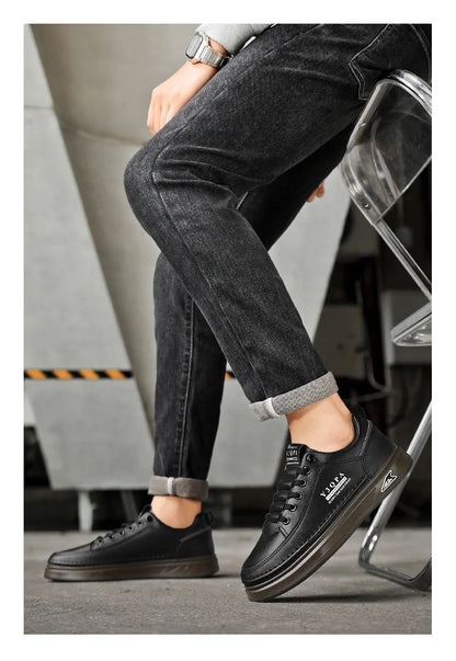Mocassini da guida estivi da uomo, casual e alla moda, slip-on sportivi, versatili, comodi, traspiranti e resistenti all’usura in pelle -..