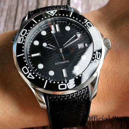 BLIGER Luxury 41mm Mechanical Men's Watch Sapphire Glass NH35AMIYOTA PT5000 Movement Steel Bracelet Ceramic Bezel Date Function