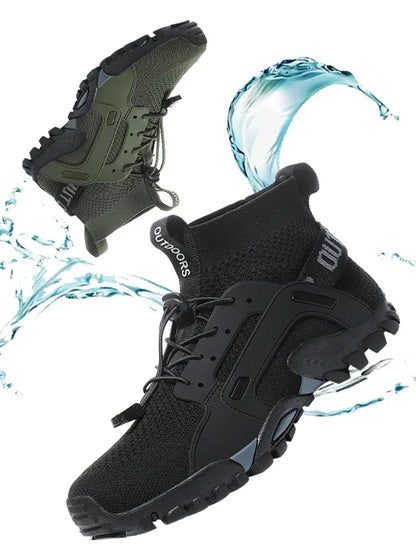Size 39-47 Men's Aqua Shoes Anti-Slip Male Sneakers Mountain Hiking Shoes Quick-Drying Water Shoes Soft Casual Sneakers 2024