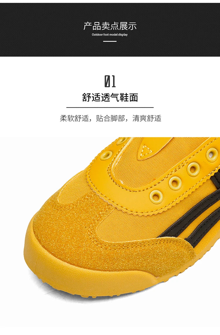 Men's Classic Running Shoes Lace-Up Flat Bottom Sports Shoes Soft Sole Walking Gym Breathable Couple Casual Canvas Tennis Shoes