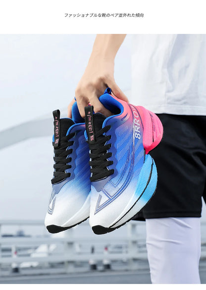 2026 New Men's Sports Running Shoes, Marathon-Ready, Breathable, Lightweight, Comfortable Women's Athletic Sneakers, Jogging Tennis Air Cushion