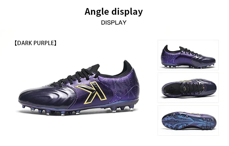 Kelme Kangaroo Leather Mg Soccer Shoes Professional Match Sports Football Shoes Outdoor Anti Slip Football Boots