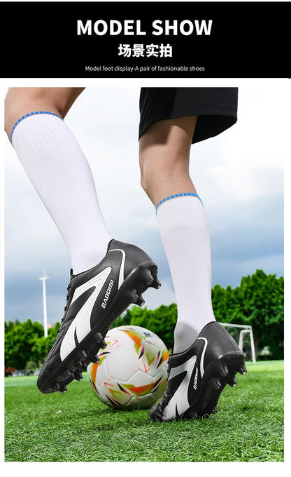 New Professional Men Soccer Shoes Adult Football Sneakers Indoor Futsal Ultralight Non-Slip Sport Wear-Resistant Football Boots.