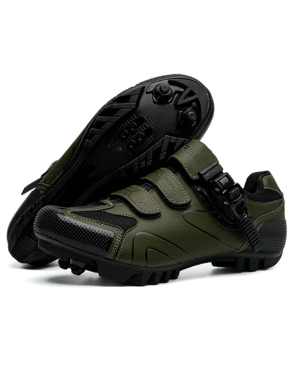 Spring 2025 MTB Cycling Shoes with Clamps for Men, Carbon Sports Shoes, Speed, Mountain Running, Mountain Bike Shoes