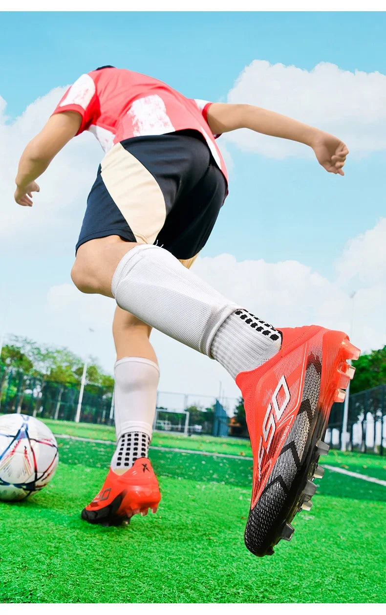 Men's New Indoor TF Football Boots High Quality Training Original Male Breathable Non-Slip Soccer Shoes Turf Futsal Football Shoes