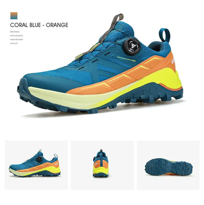 HUMTTO Men's Sneakers Luxury Designer Trail Shoes for Men Anti-slip Sports Hiking Sneaker Man Breathable Outdoor Trekking Boots