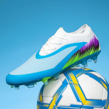 New Men Football Boots Shoes Soccer Match Training Soccer Shoes Non-Slip Cleats Long Spikes FG Ultralight Outdoor Drop Shipping
