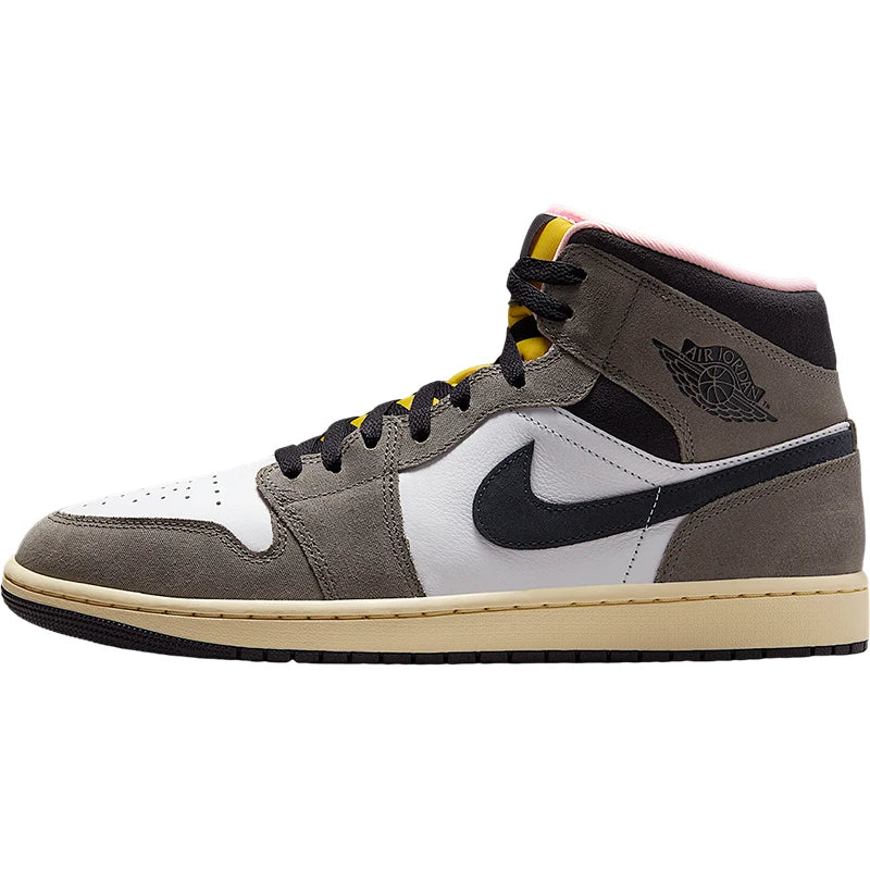 Scarpe sportive da uomo Nike genuine JORDAN mid-top, classiche, leggere e ammortizzate, HQ2011-100