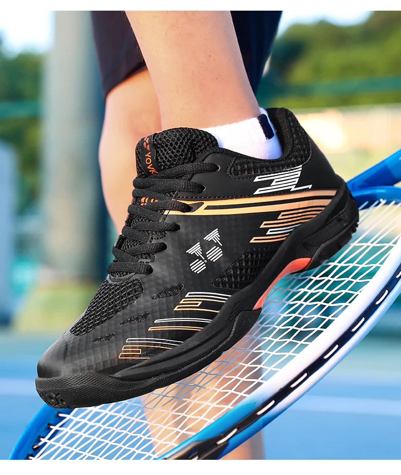 New Professional Badminton Shoes Sneakers Men's Breathable Anti-slip Tennis Sport Shoes for Men Women Training Sneakers