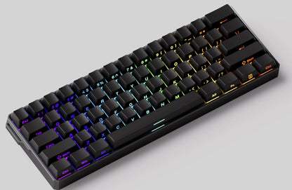 Teclado mecánico Akko MonsGeek FUN60 con interruptores magnéticos 60% para gaming, Rapid Trigger 0.01mm, 8K, ARGB, HE/TMR, teclado personalizado