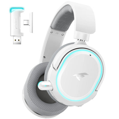 Auriculares gaming inalámbricos Picun G2 Bluetooth 5.3 – Sonido envolvente 7.1, micrófono ENC, batería de 100H y baja latencia para PC, PS5, PS4, Switch y móviles