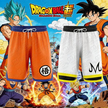 2026 Adult Boys Loose Short Hot Summer Men's Women Male Beach Pants Top Short Gift Sweatpants Goku Dragon Ball Z Casual Shorts
