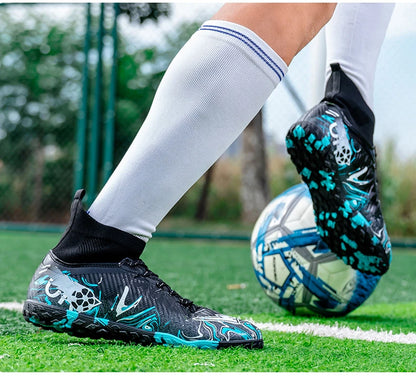 New Men's Professional Soccer Shoes Non-slip Football Boots Unisex Breathable Futsal Sports New Cleats Drop Shipping Ultralight