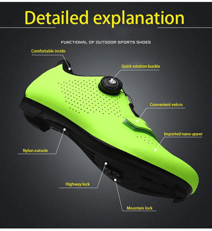 Cycling Sneakers Breathable MTB Shoes for Men and Women Trail Mountain Bicycle Riding Shoes Sport Road Bike Shoes SPD Pedal Cycle Shoes