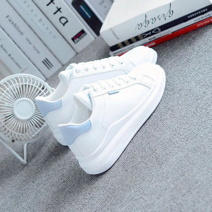 Shoes 2025 Women Running Spring Autumn Fashion White Breathable Embroidered Flower Lace-Up Casual Sneakers Women's Shoes