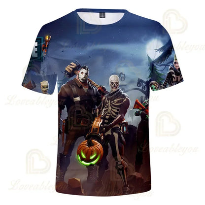 Fortnite Men and Women Victory Children's Wear Battle Royale 3D Sweatshirt Boys Girls Clothes Tops Kids T-Shirt Hero Teen Tops