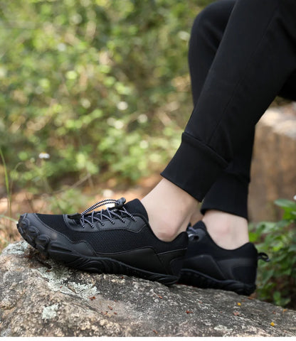 Men Barefoot Hiking Shoes Breathable Outdoor Sports Climbing Shoe Trekking Sneakers Non-Slip Comfort Man Casual Jogging Footwear