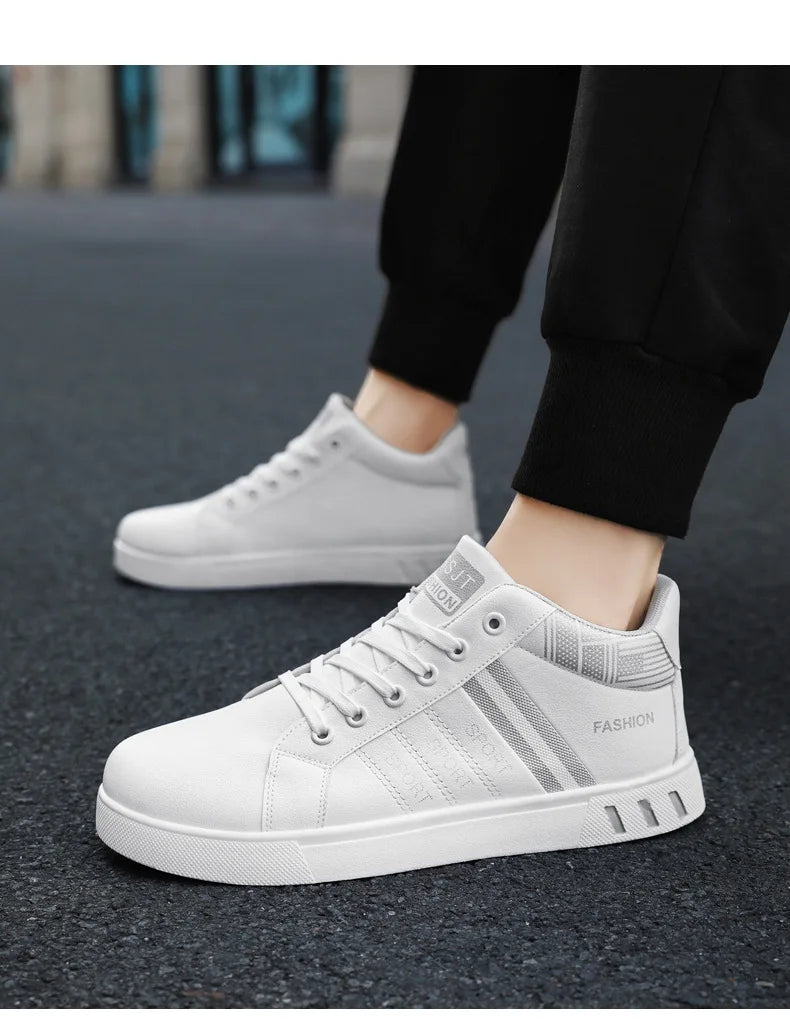Men's Skateboarding Shoes 48, Casual High Top Walking Sneakers, Sports Shoes, Breathable Hip Hop Shoes, Street Shoes Chaussure Homme