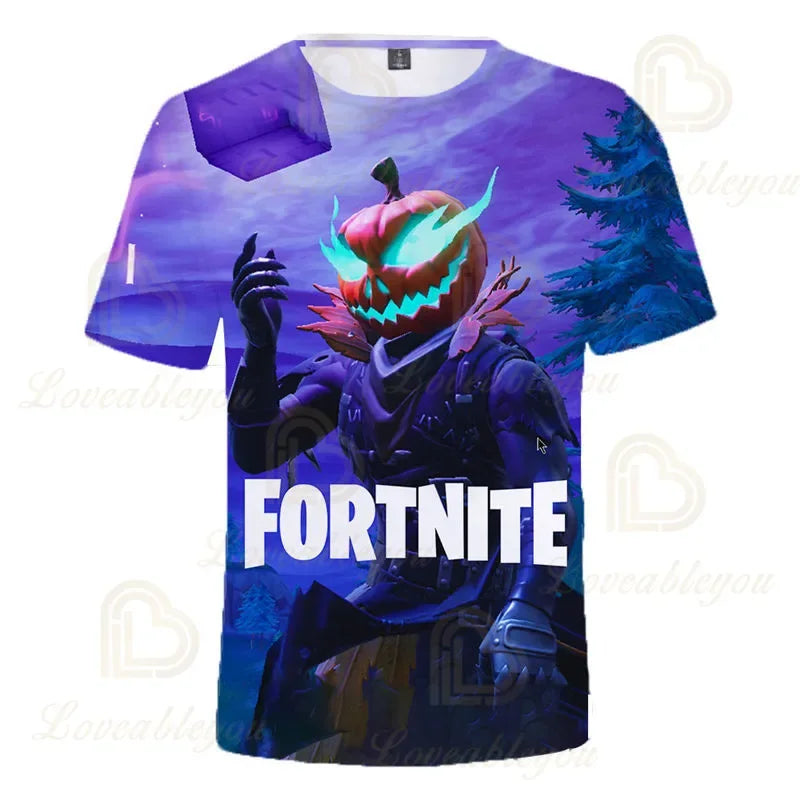 Fortnite Men and Women Victory Children's Wear Battle Royale 3D Sweatshirt Boys Girls Clothes Tops Kids T-Shirt Hero Teen Tops