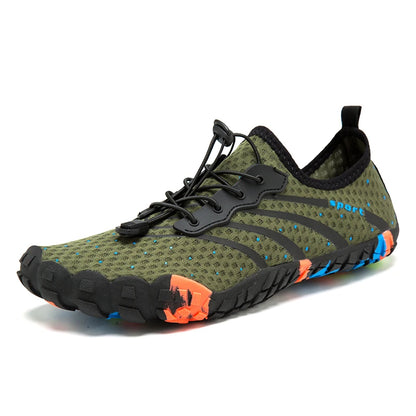 Water Shoes for Men Barefoot Beach Shoes Breathable Sport Shoes Quick Dry River White Sea Aqua Sneakers Soft Beach Sneakers