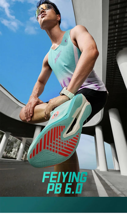 QIAODAN Feiying PB6.0 Men Running Shoes Professional Marathon Full Palm Suspended Carbon Plate Racing Sneakers QDB023261299