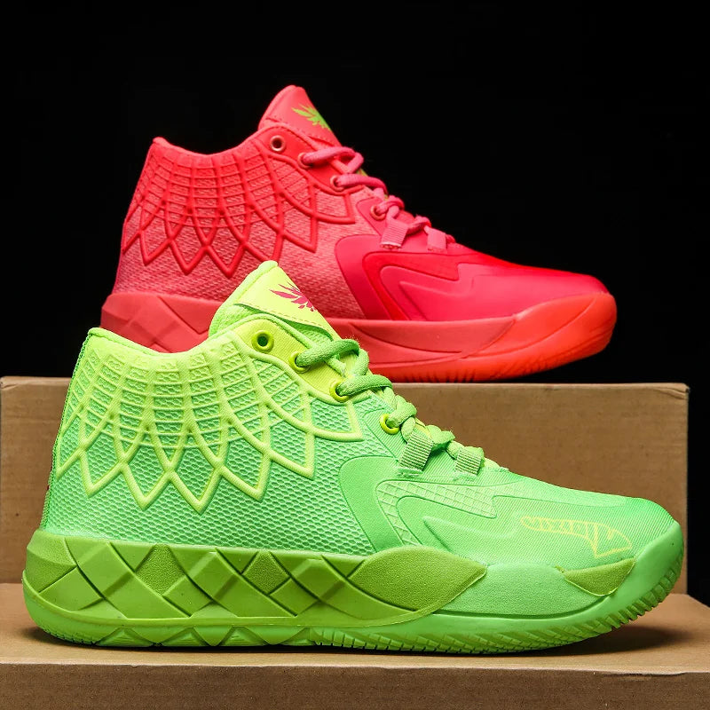 Youth Basketball Shoes for Actual Combat, Outdoor Comfortable Cushioning, Wear-Resistant, Fashionable, Breathable, High Quality