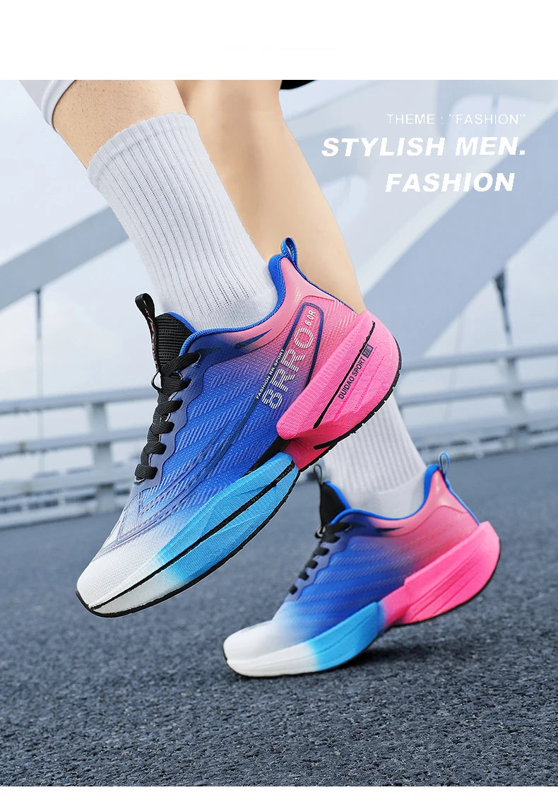 2026 New Men's Sports Running Shoes, Marathon-Ready, Breathable, Lightweight, Comfortable Women's Athletic Sneakers, Jogging Tennis Air Cushion