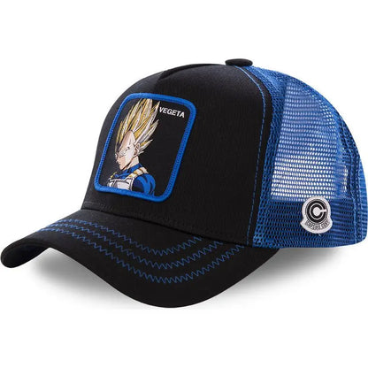High Quality Dragon Ball Styles Anime Son Goku Cotton New Baseball Cap Men Women Hip Hop Dad Adjustable Mesh Hat Trucker Hat
