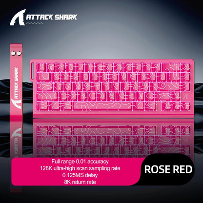 Attack Shark X68HE Gaming Keyboard Wired 8K Polling Hall Effect Magnetic Switch Rapid Trigger SOCD/RS Low Latency Pro Gaming