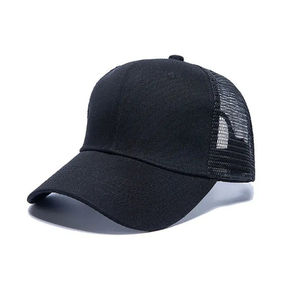 Cappellini da baseball all'ingrosso da uomo, cappellini casual, cappelli in mesh da donna, cappelli unisex con logo personalizzato, cappelli ricamati